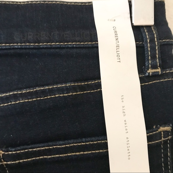 Current Elliot High Stiletto Waist Jeans (25) - Picture 9 of 12